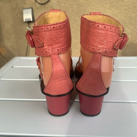 Balenciaga pink leather wedge sandals size 5.5-6 ( European 36) - Picture 5 of 16